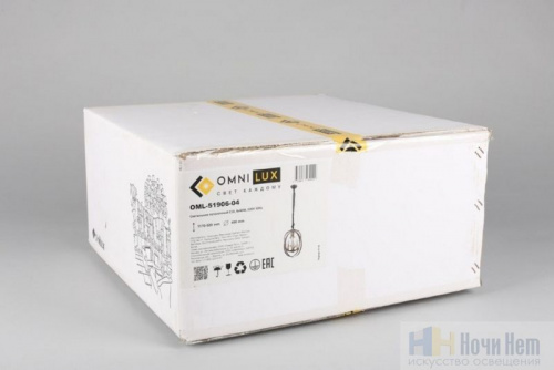 Люстра Omnilux Leporano OML-51906-04, раздел каталога Деревянные люстры интернет-магазина Ночи Нет