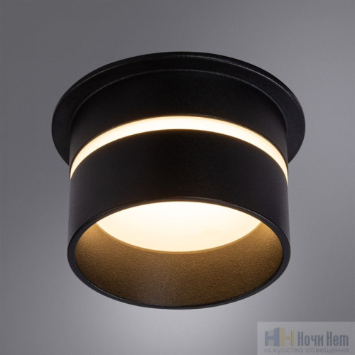 Светильник встраиваемый Arte Lamp Imai A2164PL-1BK, раздел каталога Точечные светильники металл интернет-магазина Ночи Нет