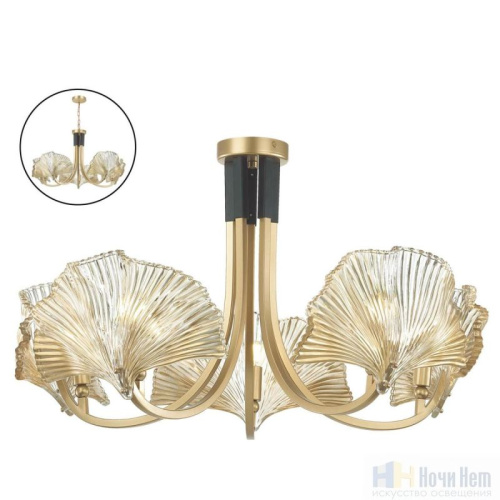 Люстра Odeon Light Ventaglio 4870/5, раздел каталога Люстры с плафонами интернет-магазина Ночи Нет
