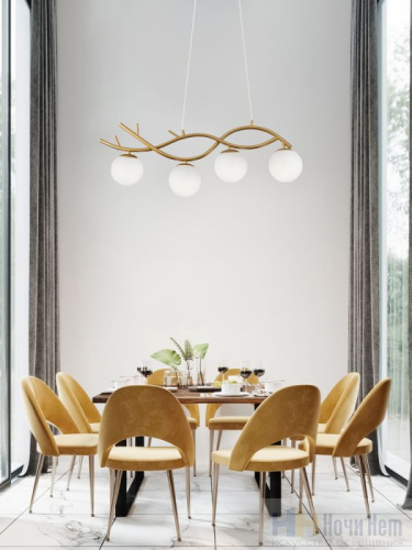 Люстра Freya Rosella FR8014PL-04BS, раздел каталога Люстры с плафонами интернет-магазина Ночи Нет