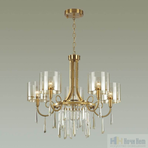 Люстра Odeon Light Nicole 4886/5, раздел каталога Люстры с плафонами интернет-магазина Ночи Нет