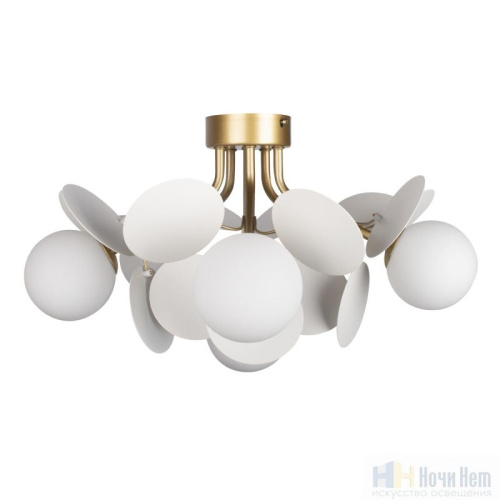 Люстра Loft IT Matisse 10008/6C White, раздел каталога Люстры с плафонами интернет-магазина Ночи Нет