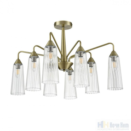 Люстра Lumion Doliana 6584/8C, раздел каталога Люстры с плафонами интернет-магазина Ночи Нет