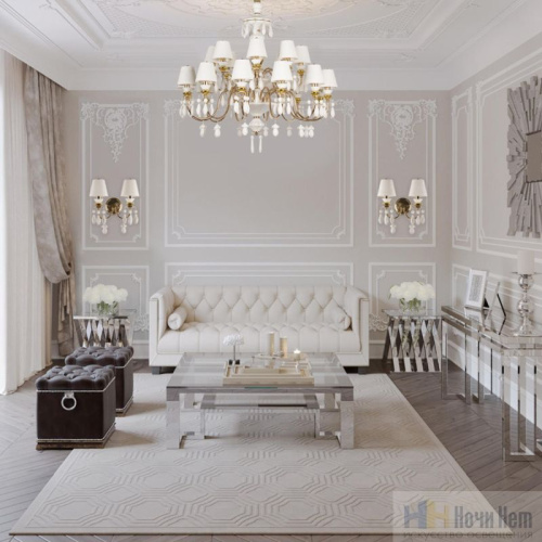 Бра LOFT IT Grace 10203/2W White, раздел каталога Бра с абажуром интернет-магазина Ночи Нет