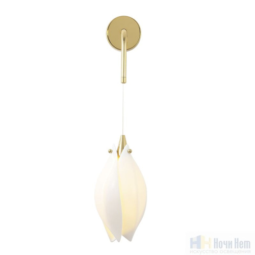 Бра Crystal Lux FLOWERS AP1 1780/401, раздел каталога Бра с плафоном интернет-магазина Ночи Нет