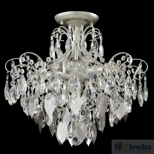Люстра Crystal Lux ESMIRALDA PL4 SILVER 0524/104, раздел каталога Хрустальные люстры интернет-магазина Ночи Нет