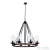 Люстра Arte Lamp Dalim A7014SP-8BK, количество ламп - 8, площадь освещения - кв.м Люстра Arte Lamp Dalim A7014SP-8BK, раздел каталога Кованые люстры интернет-магазина Ночи Нет