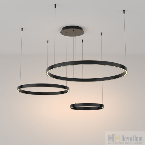 Люстра Maytoni Rim MOD058PL-L100B3K, раздел каталога Светодиодные люстры интернет-магазина Ночи Нет