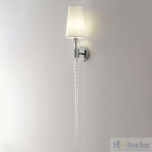 Бра Crystal Lux LUMINOUS AP1 CHROME 3900/401, раздел каталога Бра с абажуром интернет-магазина Ночи Нет