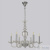 Люстра Crystal Lux ARABESQUE SP6 CHROME 1092/306, раздел каталога Стеклянные люстры интернет-магазина Ночи Нет