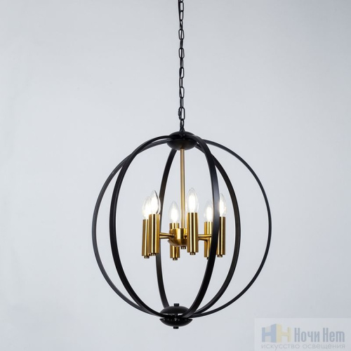 Люстра Arte Lamp Castula A7013SP-6BK, раздел каталога Кованые люстры интернет-магазина Ночи Нет