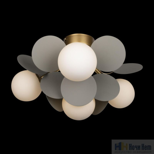 Люстра Loft IT Matisse 10008/4C Grey, раздел каталога Люстры с плафонами интернет-магазина Ночи Нет