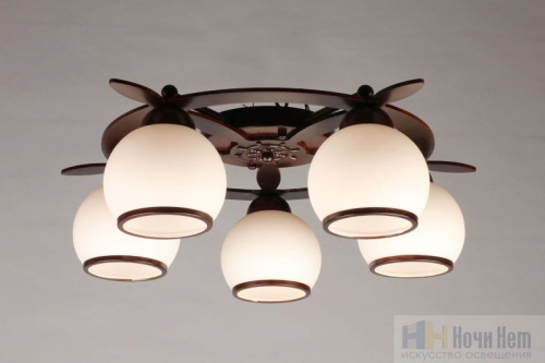 Люстра потолочная Omnilux Fronteira OML-50507-05, раздел каталога Люстры с плафонами интернет-магазина Ночи Нет