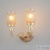 Бра Crystal Lux SILVESTRO AP2 AMBER 2971/402, раздел каталога Бра с плафоном интернет-магазина Ночи Нет