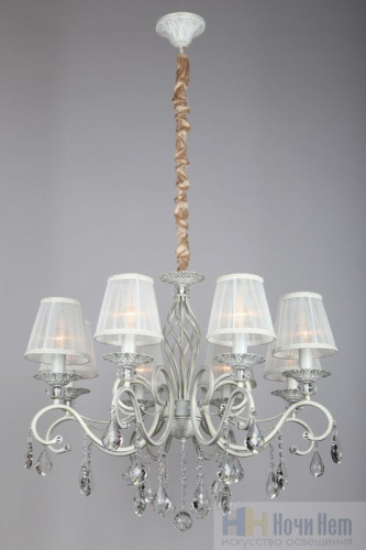 Люстра подвесная Omnilux Belluno OML-79103-08, раздел каталога Люстры с абажурами интернет-магазина Ночи Нет