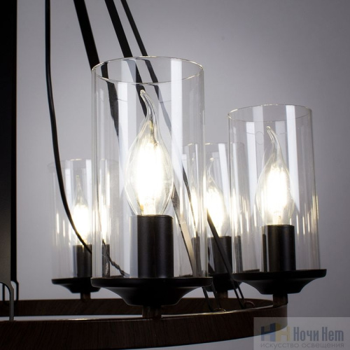 Люстра Arte Lamp Dalim A7014SP-8BK, раздел каталога Кованые люстры интернет-магазина Ночи Нет