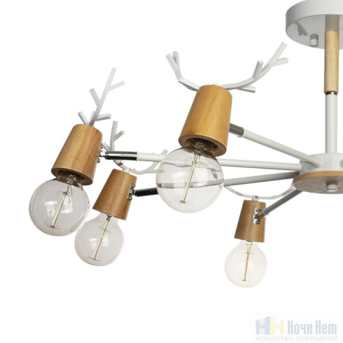 Люстра Loft IT SVEN 10024/8 White, раздел каталога Детские светильники интернет-магазина Ночи Нет