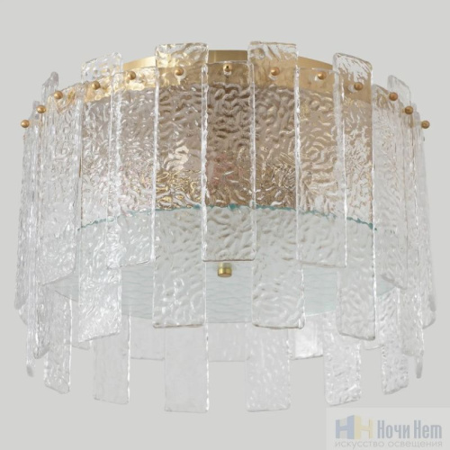 Светильник потолочный CRYSTAL LUX RICARDO PL5 BRASS, раздел каталога Круглые классические светильники интернет-магазина Ночи Нет
