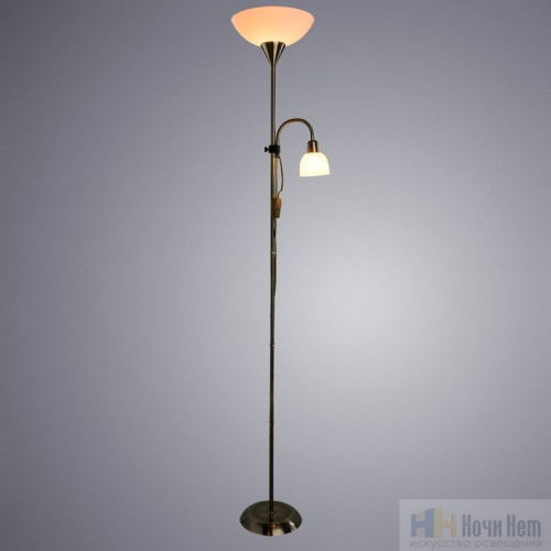 Торшер Arte Lamp Duetto A9569PN-2AB, раздел каталога Торшеры с плафоном интернет-магазина Ночи Нет