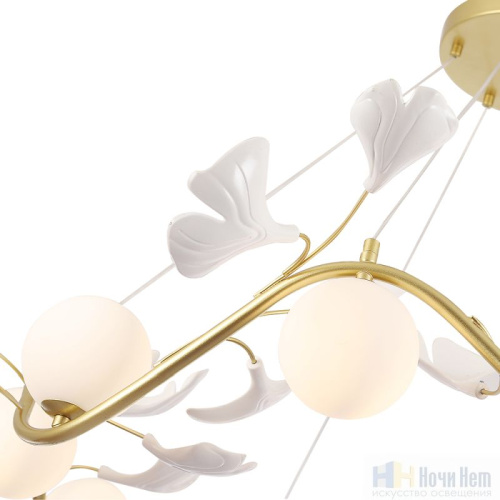 Люстра Crystal Lux COLIBRI SP10 GOLD 0141/310, раздел каталога Стеклянные люстры интернет-магазина Ночи Нет