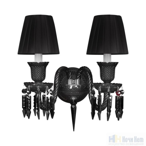 Бра LOFT IT Zenith 10210/2W Black, раздел каталога Бра с абажуром интернет-магазина Ночи Нет