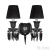 Бра LOFT IT Zenith 10210/2W Black, количество ламп - 2, площадь освещения - 4 кв.м Бра LOFT IT Zenith 10210/2W Black, раздел каталога Бра с абажуром интернет-магазина Ночи Нет