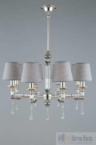 Люстра подвесная Omnilux Rivoli OML-64203-08, раздел каталога Люстры с абажурами интернет-магазина Ночи Нет