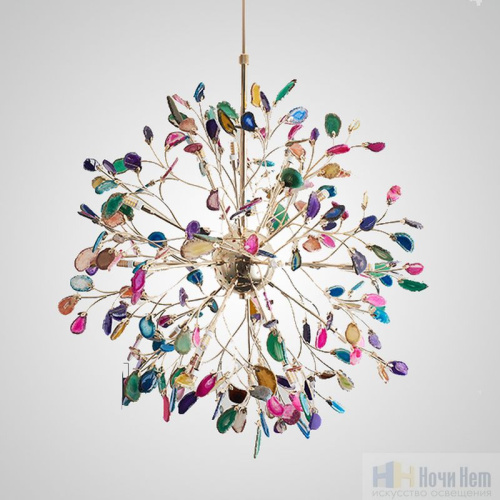 Люстра ImperiumLoft Agate 8 193383-23, раздел каталога Стеклянные люстры интернет-магазина Ночи Нет