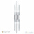 Бра Crystal Lux ATENTO AP2 CHROME/TRANSPARENTE 0191/402, раздел каталога Стеклянные бра интернет-магазина Ночи Нет