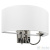 Бра LOFT IT Balance 10416W CR, количество ламп - 2, площадь освещения - 4 кв.м Бра LOFT IT Balance 10416W CR, раздел каталога Бра с абажуром интернет-магазина Ночи Нет