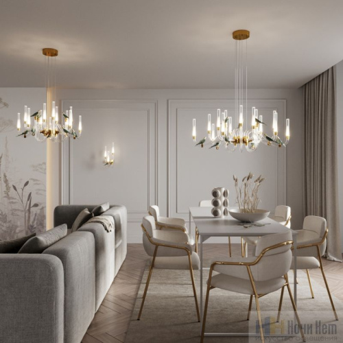 Люстра Odeon Light Lark 5431/30L, раздел каталога Стеклянные люстры интернет-магазина Ночи Нет