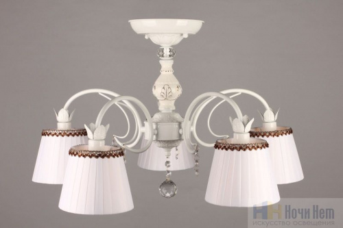 Люстра потолочная Omnilux Trieste OML-46407-05, раздел каталога Люстры с абажурами интернет-магазина Ночи Нет