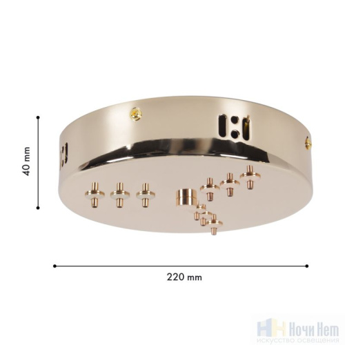 Потолочная чаша Favourite Canopy 4591-220-9GD, раздел каталога Аксессуары для монтажа интернет-магазина Ночи Нет