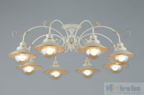 Люстра потолочная Omnilux Torri OML-50807-08, раздел каталога Люстры с плафонами интернет-магазина Ночи Нет