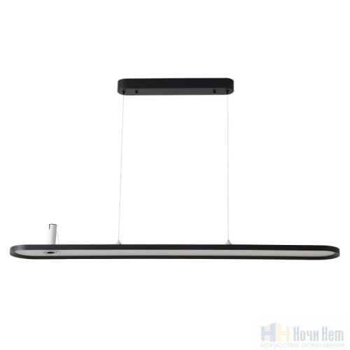 Люстра Crystal Lux CONTOUR SP45W LED BLACK 3800/245, раздел каталога Светодиодные люстры интернет-магазина Ночи Нет