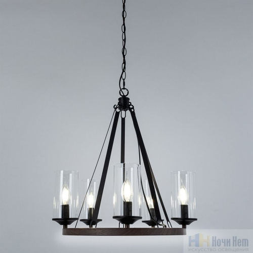 Люстра Arte Lamp Dalim A7014SP-5BK, раздел каталога Кованые люстры интернет-магазина Ночи Нет