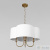 Люстра LOFT IT Silence 10303P Brass, количество ламп - 4, площадь освещения - 8 кв.м Люстра LOFT IT Silence 10303P Brass, раздел каталога Люстры с абажурами интернет-магазина Ночи Нет