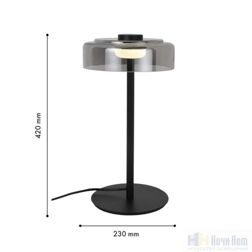 Настольная лампа Favourite Platta 4490-1T, раздел каталога Настольные лампы с плафоном интернет-магазина Ночи Нет