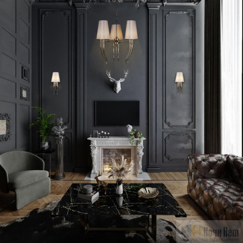 Люстра Loft IT Brunilde 10207/6 Chrome, раздел каталога Люстры с абажурами интернет-магазина Ночи Нет