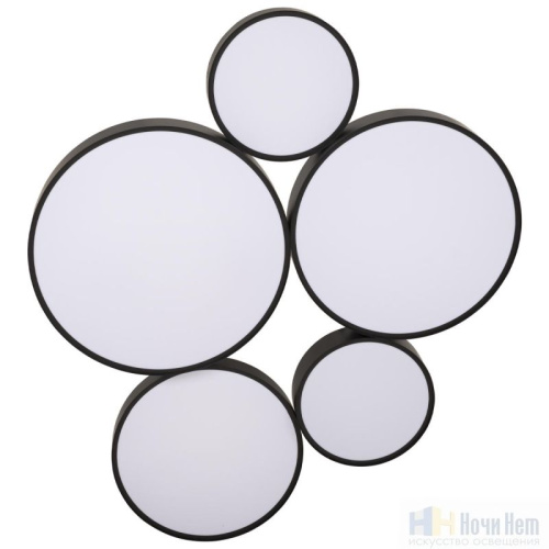 Люстра Loft IT Drum 10218 Black, раздел каталога Светодиодные люстры интернет-магазина Ночи Нет