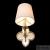 Бра LOFT IT Silence 10303W Nickel, количество ламп - 1, площадь освещения - 2 кв.м Бра LOFT IT Silence 10303W Nickel, раздел каталога Бра с абажуром интернет-магазина Ночи Нет
