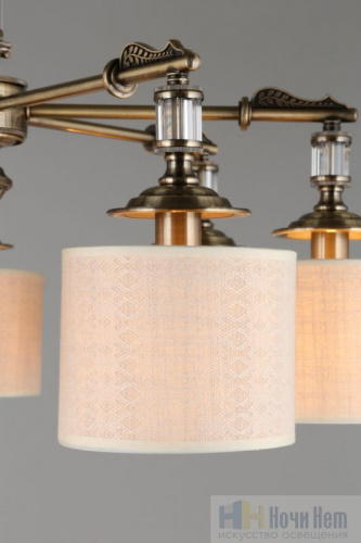 Люстра потолочная Omnilux Rovigo OML-64307-07, раздел каталога Люстры с абажурами интернет-магазина Ночи Нет