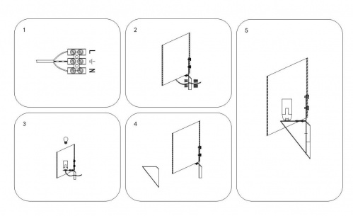 Бра Lightstar Muro 808610, раздел каталога Бра с плафоном интернет-магазина Ночи Нет