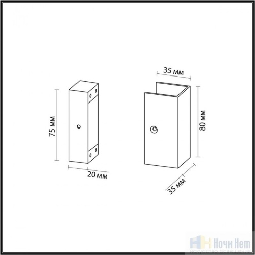 Накладной монтаж Odeon Light Fino 7006/2F, раздел каталога Аксессуары для монтажа интернет-магазина Ночи Нет