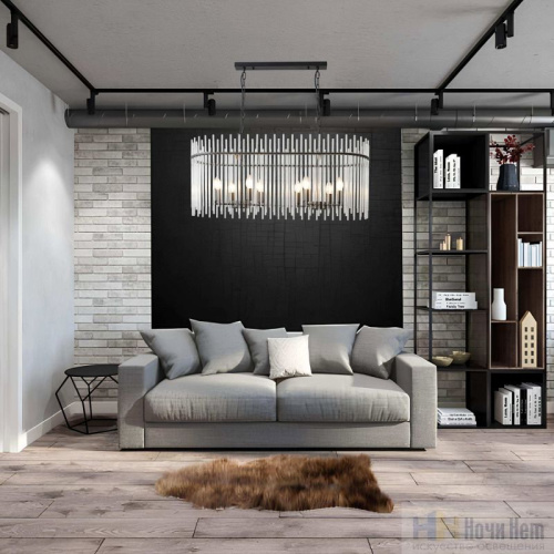 Люстра Crystal Lux CLARO SP8 0386/308, раздел каталога Стеклянные люстры интернет-магазина Ночи Нет