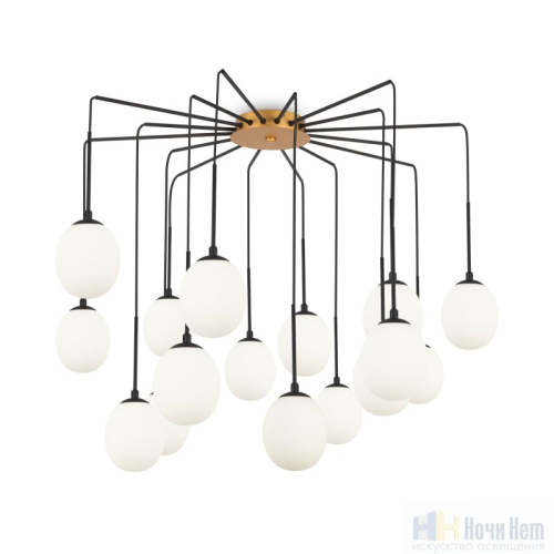 Люстра Maytoni Branch MOD176PL-16G, раздел каталога Люстры с плафонами интернет-магазина Ночи Нет