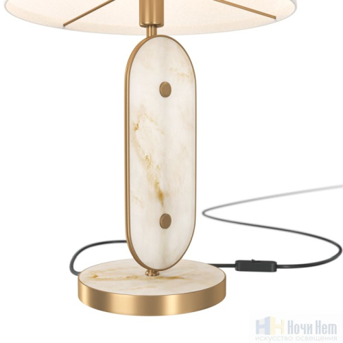 Настольная лампа Maytoni Marmo MOD099TL-01G, раздел каталога Настольные лампы с абажуром интернет-магазина Ночи Нет