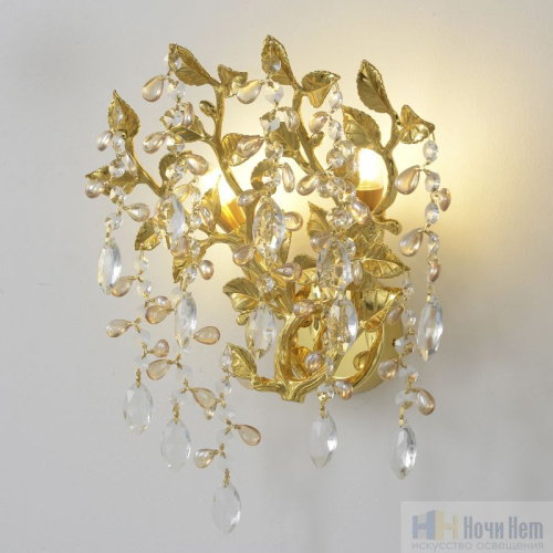 Бра Crystal Lux EDEN AP2 GOLD 3870/402, раздел каталога Хрустальные бра интернет-магазина Ночи Нет