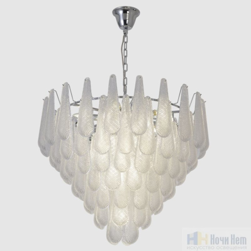 Люстра Crystal Lux FONTAIN SP18 CHROME 1803/318, раздел каталога Стеклянные люстры интернет-магазина Ночи Нет