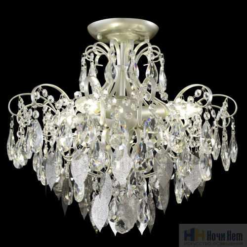Люстра Crystal Lux ESMIRALDA PL4 SILVER 0524/104, раздел каталога Хрустальные люстры интернет-магазина Ночи Нет